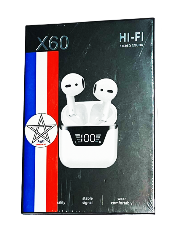 Ecouteur AGD Original X60-HI Stéréo Sound