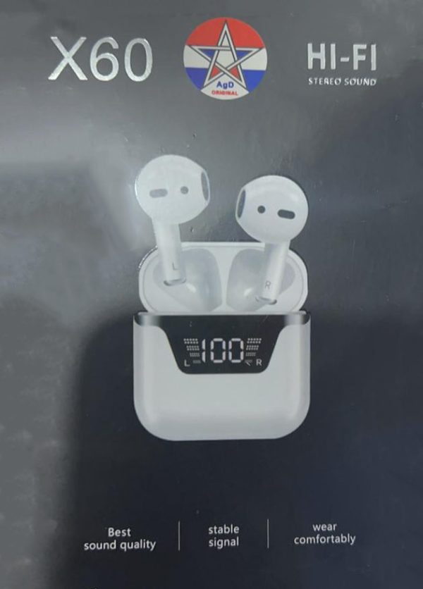 Ecouteur AGD Original X60-HI Stéréo Sound – Image 2