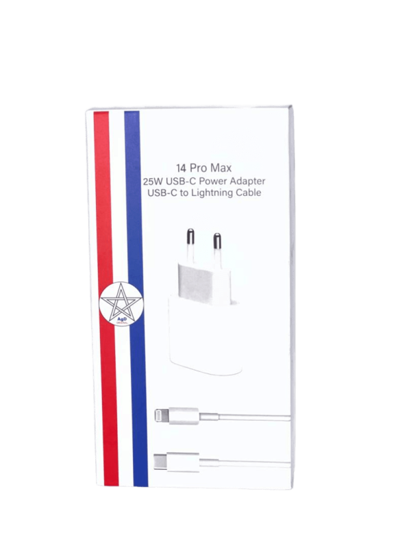 CHARGEUR IPHONE USB-C vers Lightning 25W
