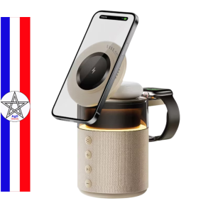 Chargeur Sans Fil Magnétique Pliable 5-en-1