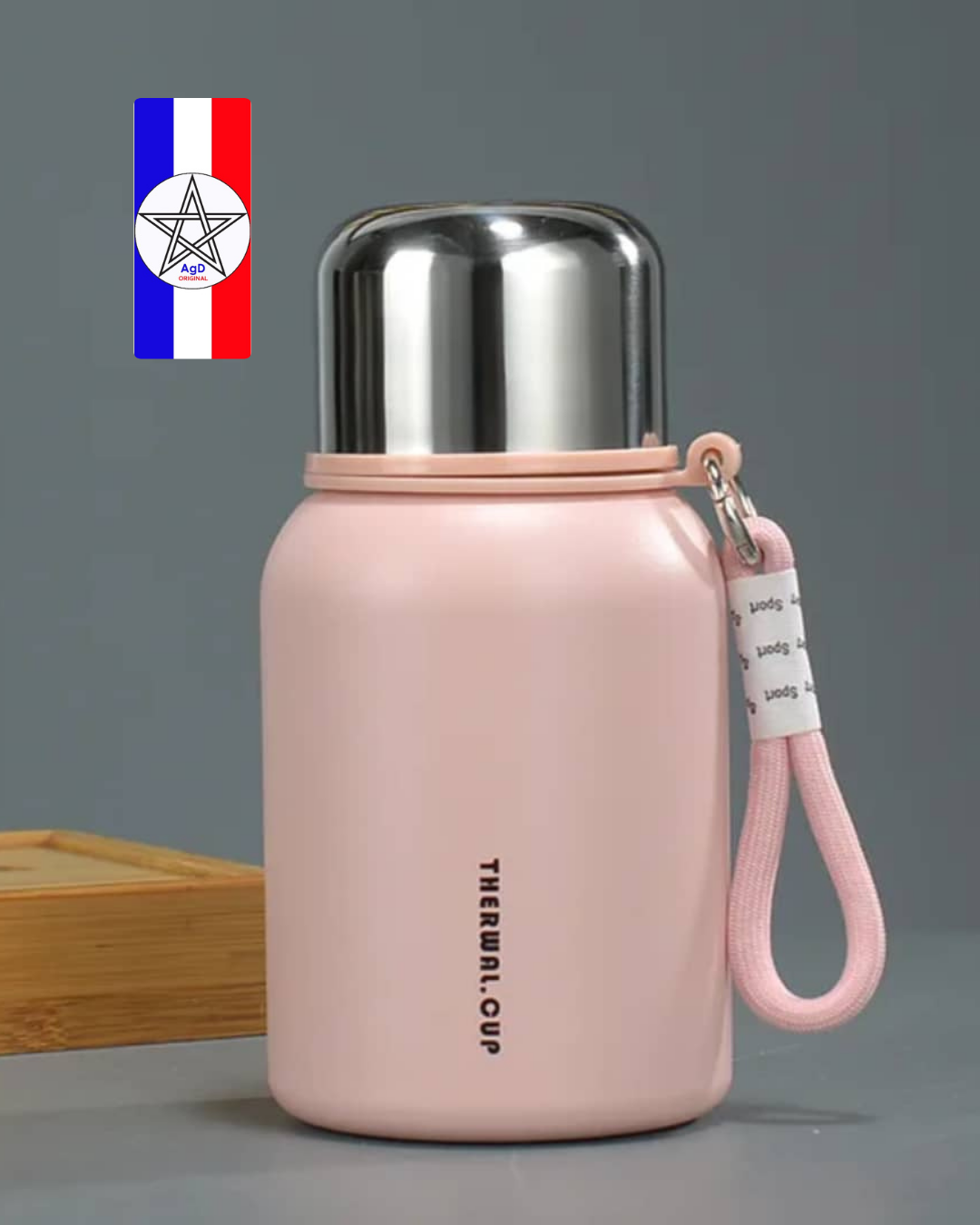 Bouteille Isotherme Mauve – Image 4