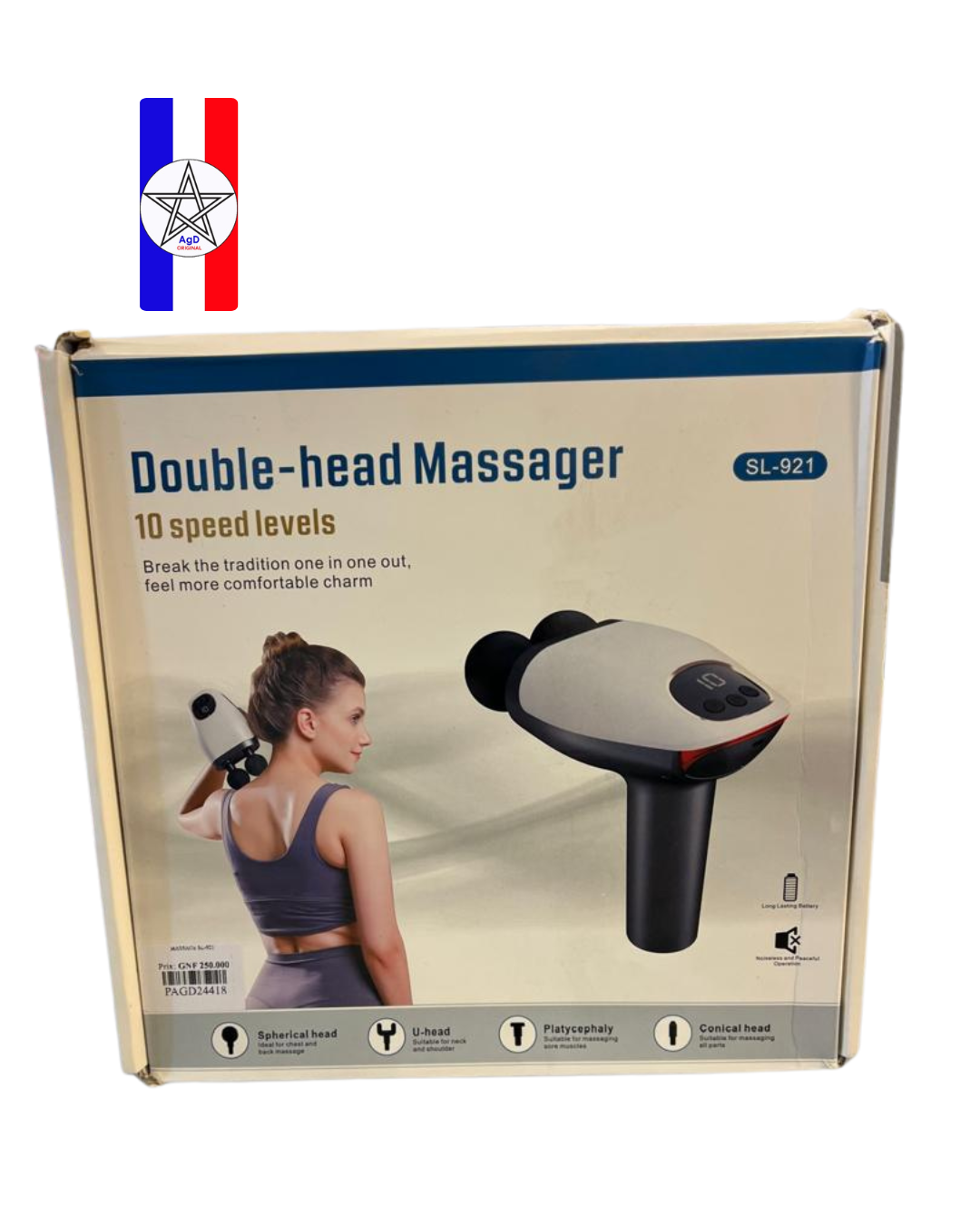 Double-head Massager SL-921 – Image 2