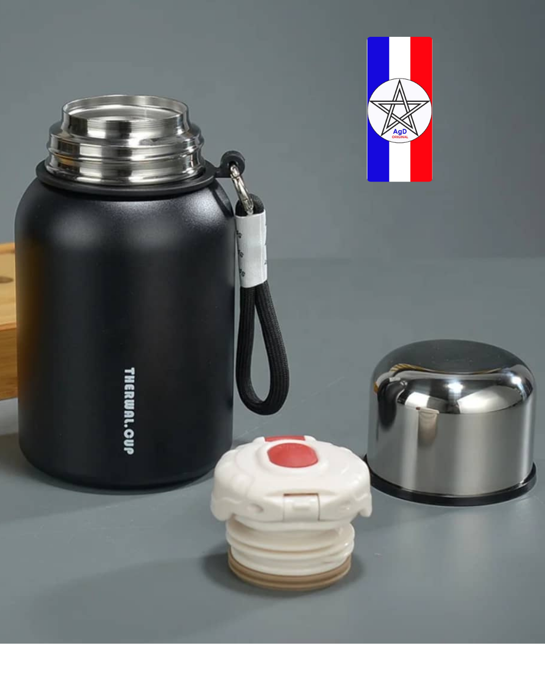 Bouteille Isotherme Mauve – Image 8