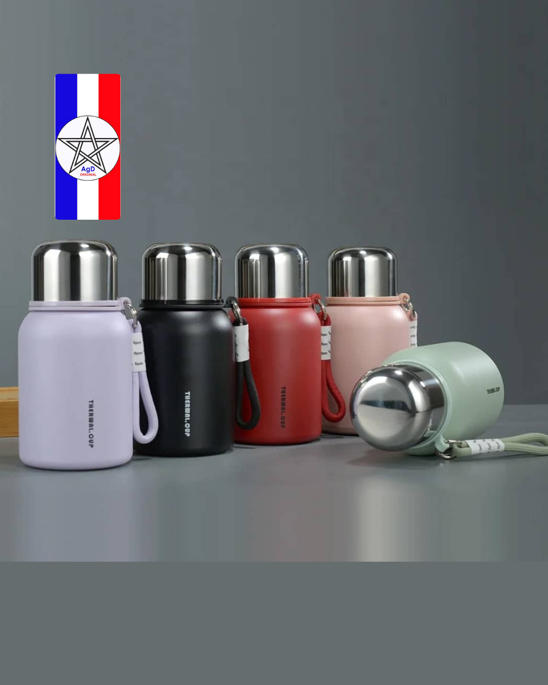 Bouteille Isotherme Mauve – Image 7