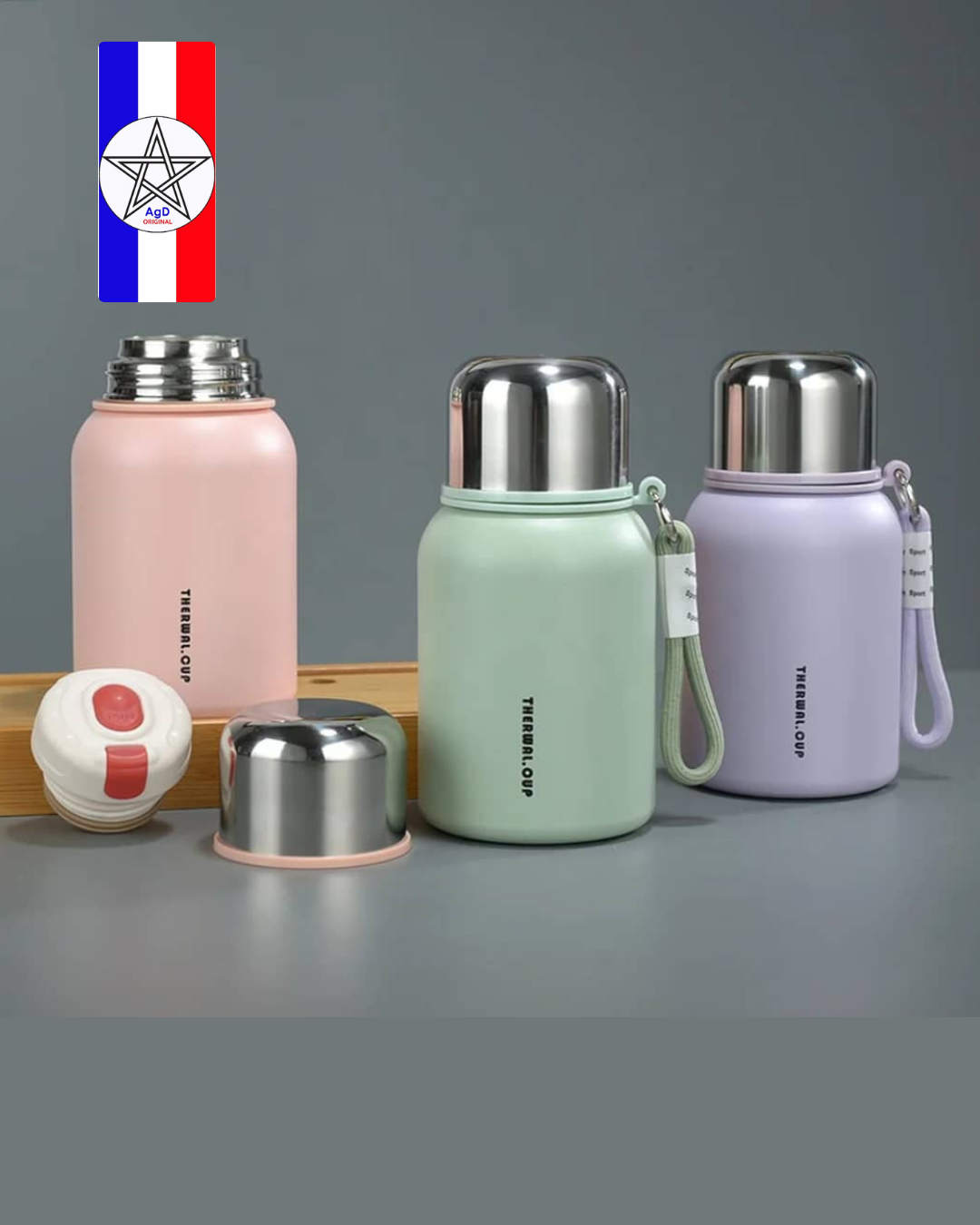 Bouteille Isotherme Mauve – Image 6