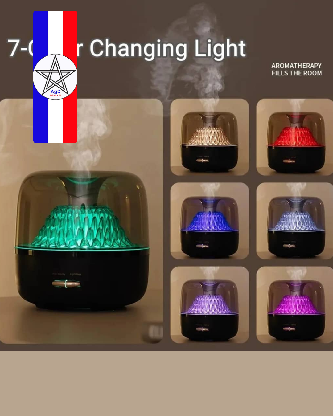 Diffuseur D'Huiles Essentielles et un Humidificateur 2-en-1 – Image 4