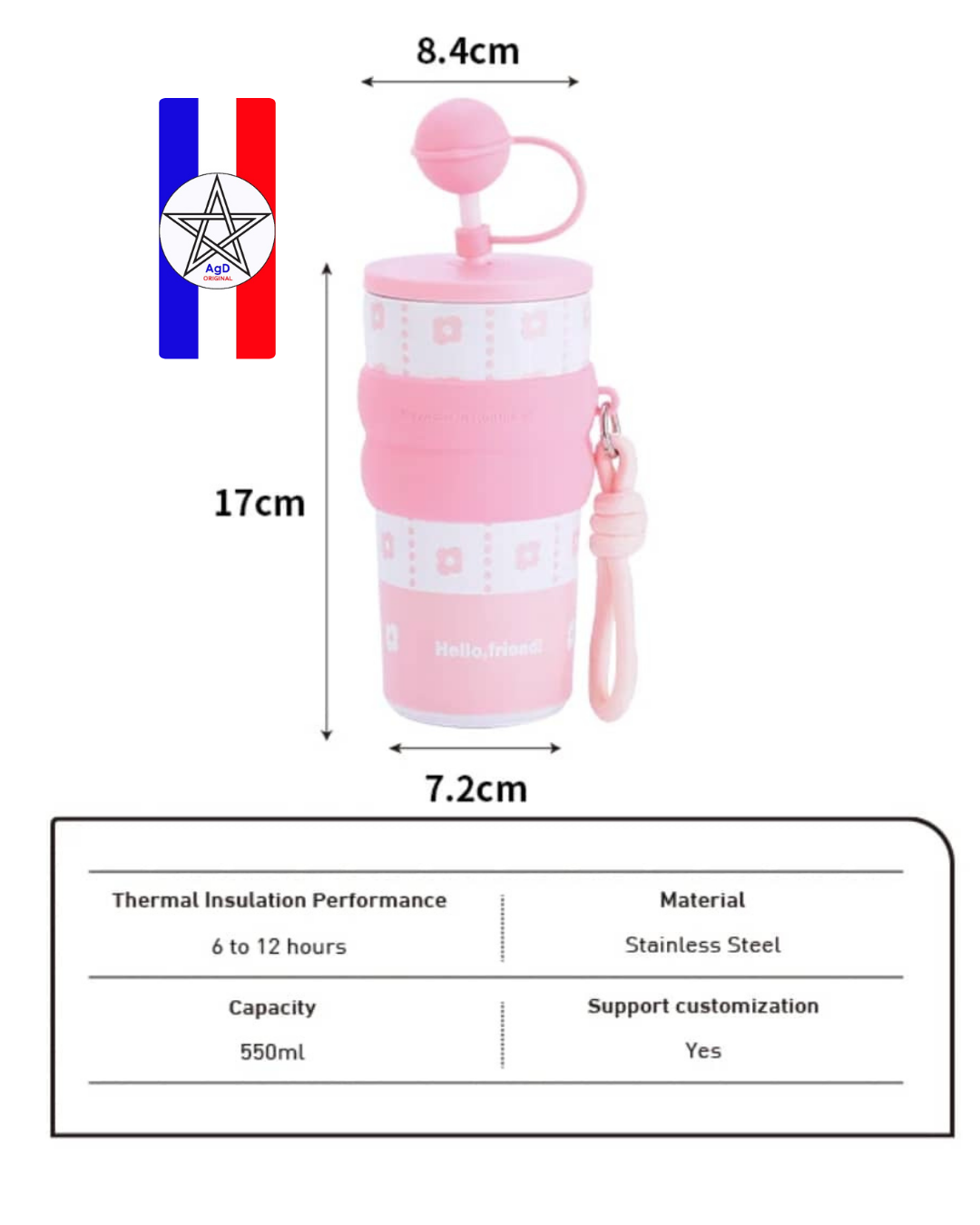 Gobelet Isotherme en Acier Inoxydable – Image 3