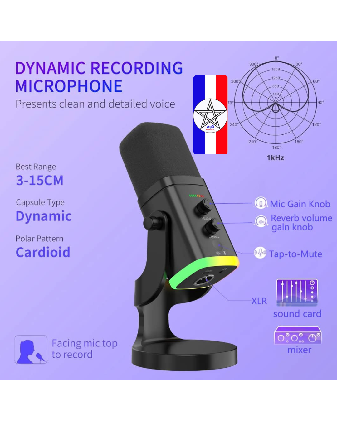 Microphone USB RGB – Image 2