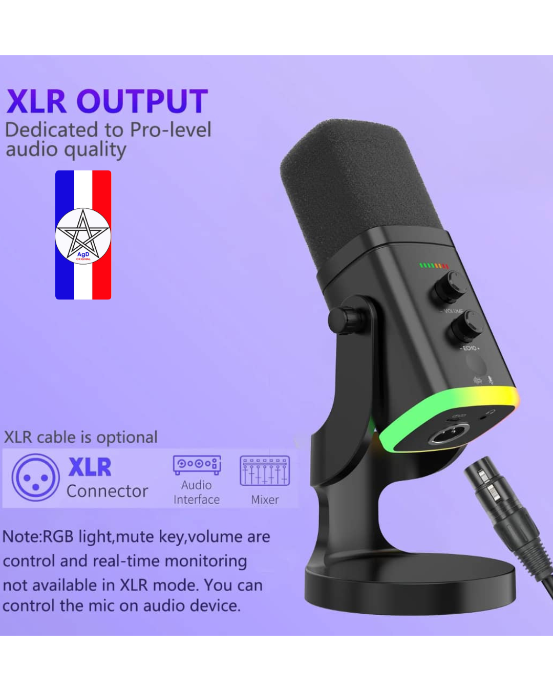 Microphone USB RGB – Image 3