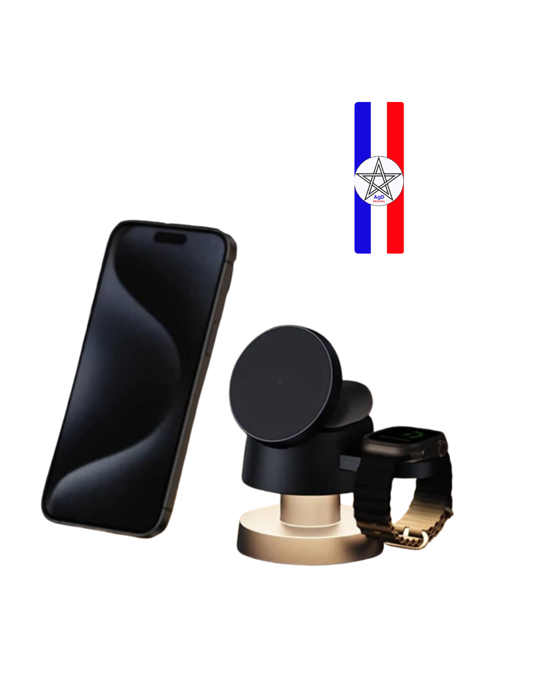 Station de Charge sans Fil Magnétique 4-en-1 – Image 2