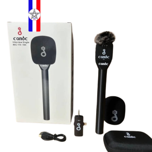 Microphone d’interview sans fil CANDC – 1TX + 1RX