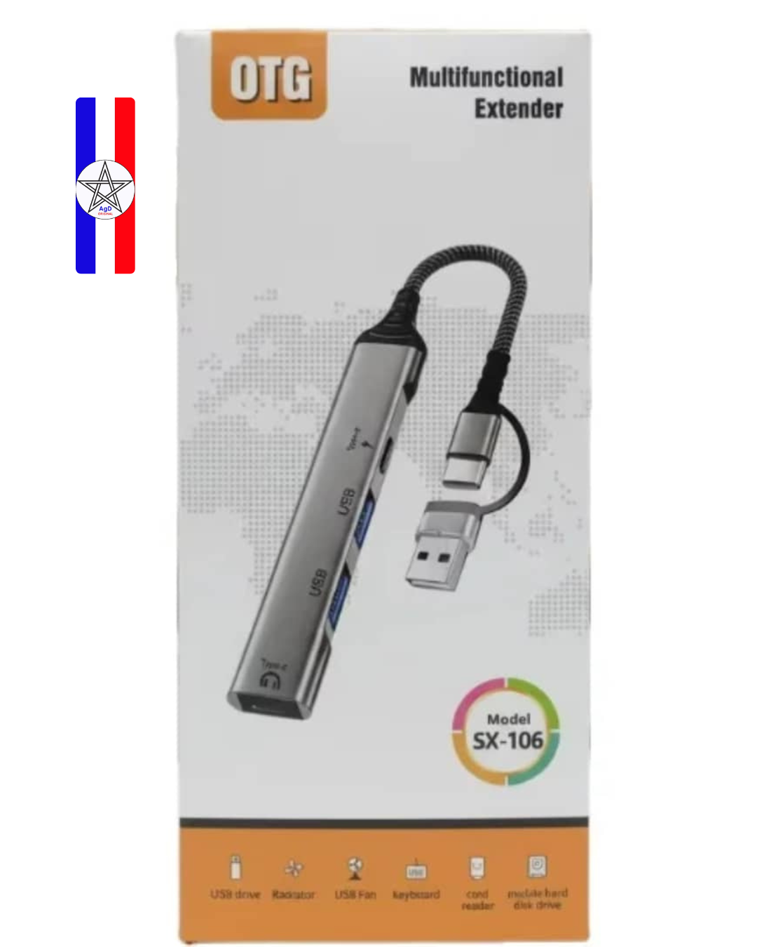 Adaptateur OTG Multifonctionnel SX-106