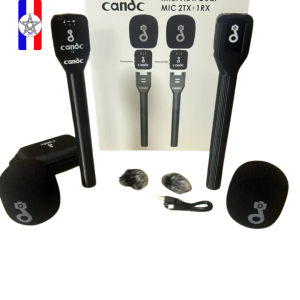 Microphone sans fil CANDC Interview Dual – 2TX + 1RX