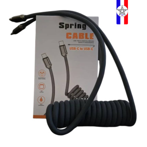 Câble Spring USB-C vers USB-C